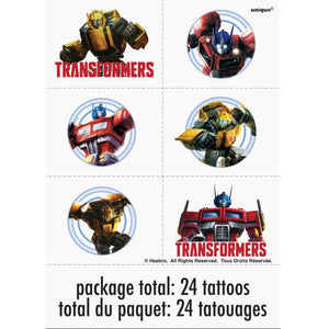 Transformers Temporary Tattoos 24CT.