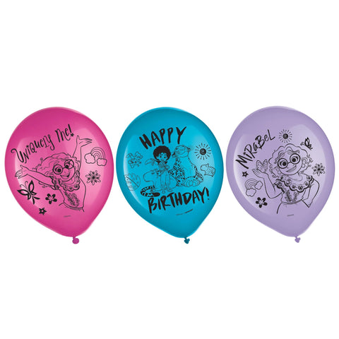 Encanto Latex Balloons 6CT