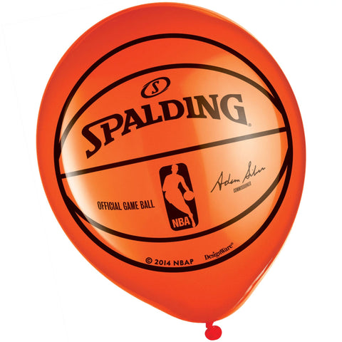 Spalding Basketball Printed Latex Balloons