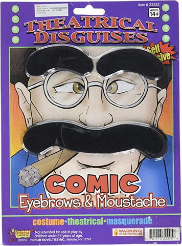 Comic Eyebrows and Moustache