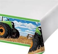 Tractor Time Tablecover 54"X102"