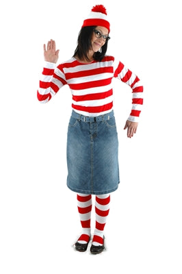 Wheres Waldo Wenda Costume Lg/XL