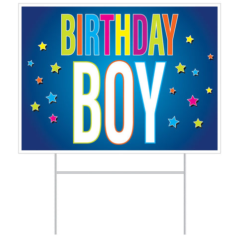 Yard Sign Birthday Boy
