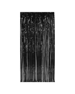 1-Ply Gleam 'N Curtain Black 8' x 3'