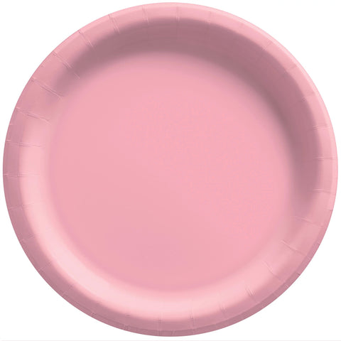 6 3/4" Round Paper Plates, 50 Ct. - New Pink