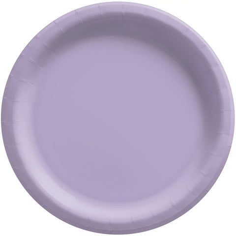 8 1/2" Round Paper Plates - Lavender
20ct