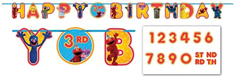 Sesame Street Add Any Age Birthday Banner
