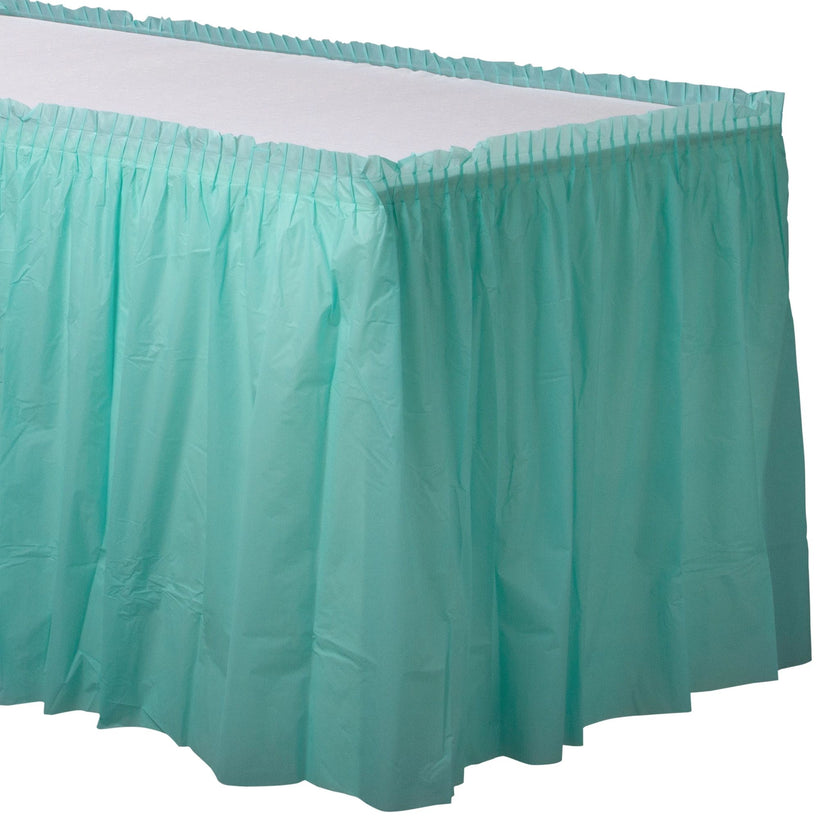 Solid Color Table Skirts