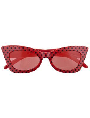 Glasses Rock and Roll Red Polka Dot