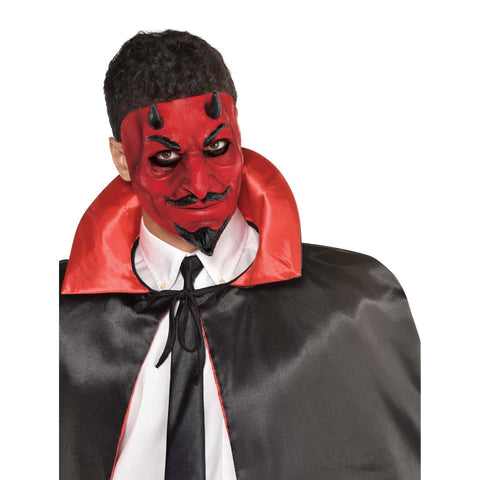Sculpted Devil Half Mask