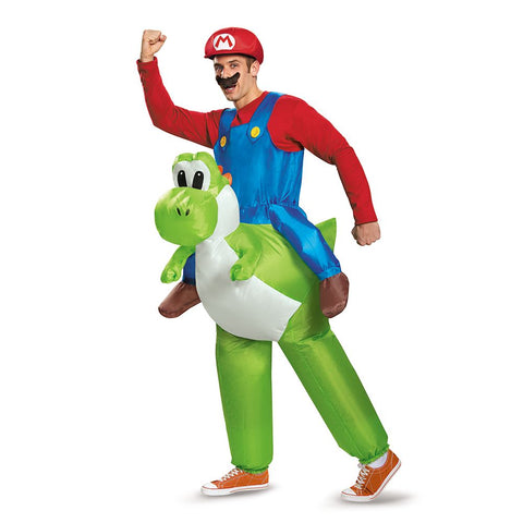 Mario Riding Yoshii Inflatable OS