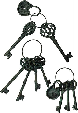 Cast Iron Lock and Lock Set Large