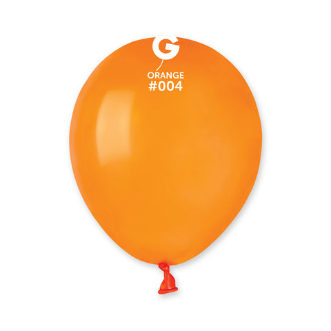 100 Count 5IN Orange Balloons
