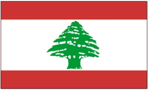 Flag 3X5 Lebanon