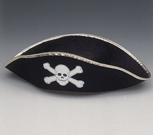 Hat Pirate W/SKULL CROSS BONES