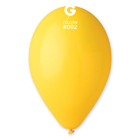 50 Count Yellow 12IN Balloons