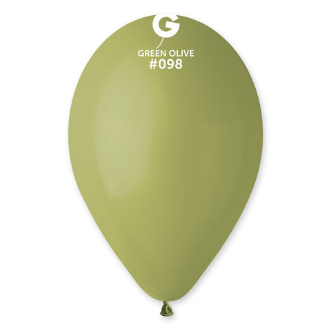 50 Count 12IN Olive Balloons