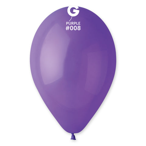 50 Count 12IN Purple Balloons