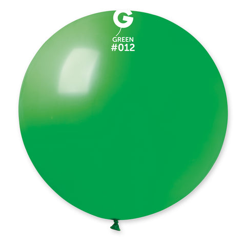 1 Count Green Latex Balloon 31"
