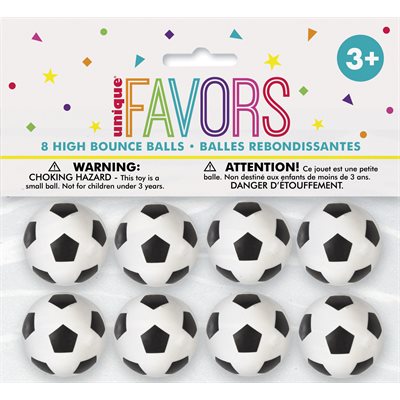 Soccer High Bounce Balls 8CT