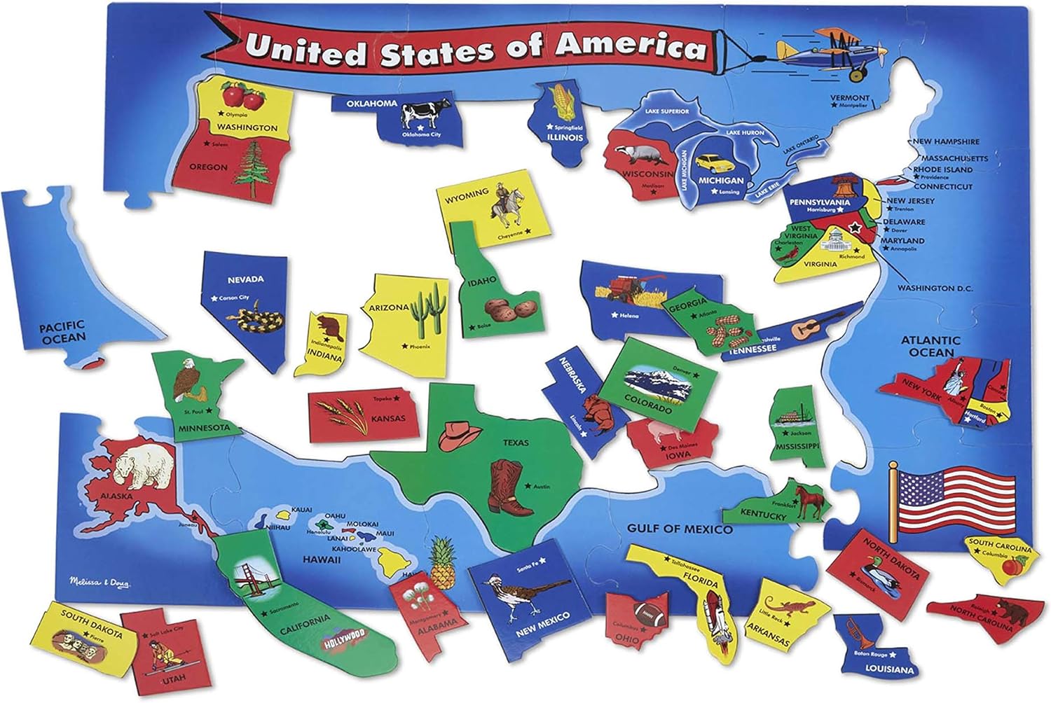 Puzzle Floor United States of America