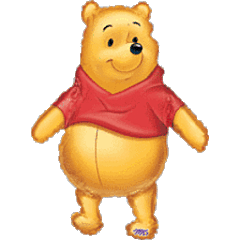 Balloon Mylar Winnie the Pooh SS
