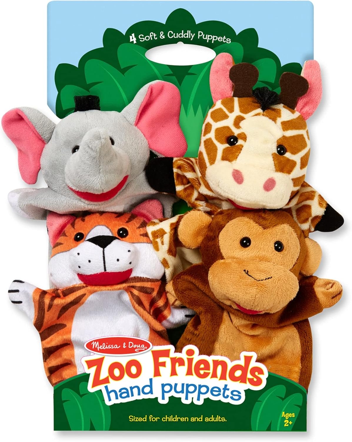 Puppets Zoo Animals 4PC Set