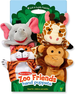 Puppets Zoo Animals 4PC Set