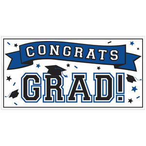 Banner Congrats Grad - Blue