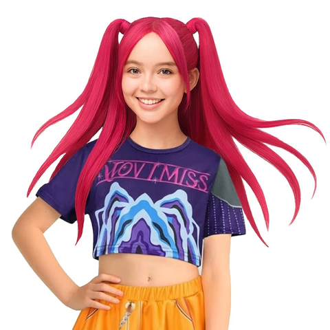 C. K-pop Hunter Pink Twin Tail