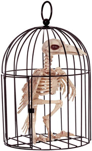 Caged Skeleton Crow