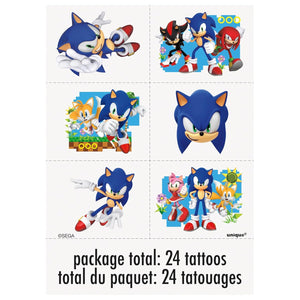 Tattoos Sonic the Hedgehog 24CT