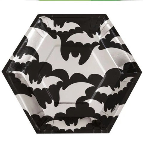 9" Hexagon Bat Plates