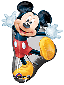 Balloon Mylar Mickey Supershape 31"