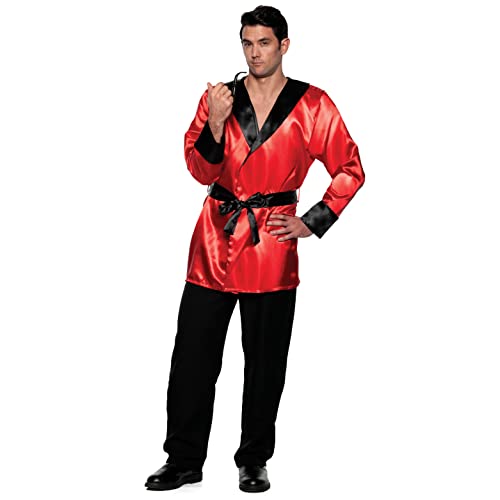 Smoking Jacket Satin One Size