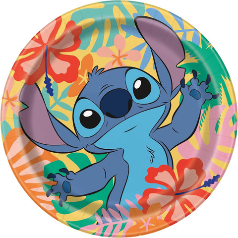 9" Lilo and Stitch Paper Plates 8CT