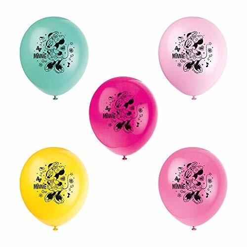 Latex Balloons Minnie Mouse 8CT 12IN