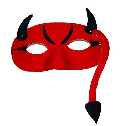 Mask Red Devil w/ Horns