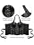 Corset Vinly Halter Top Black w/Buckles