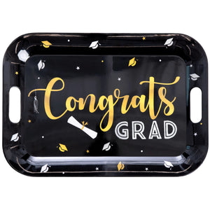 Graduation Melamine Handle Tray