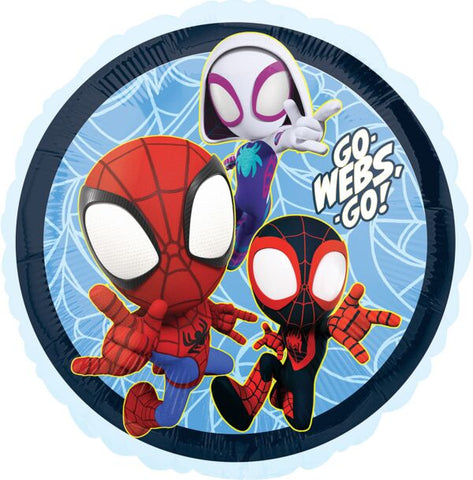 Balloon Mylar 18" Spidey & Friends