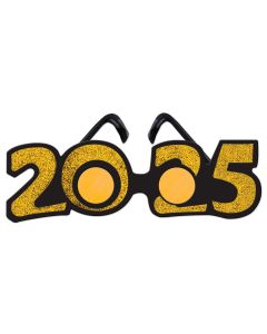 Glasses Glittered 2025 Gold