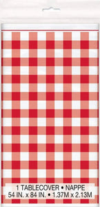 Red Gingham Tablecover