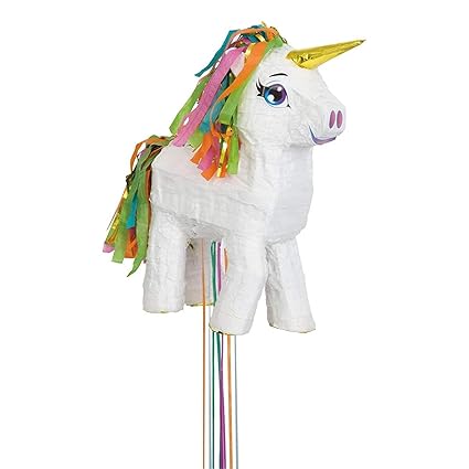 Pinata Unicorn White/Gold