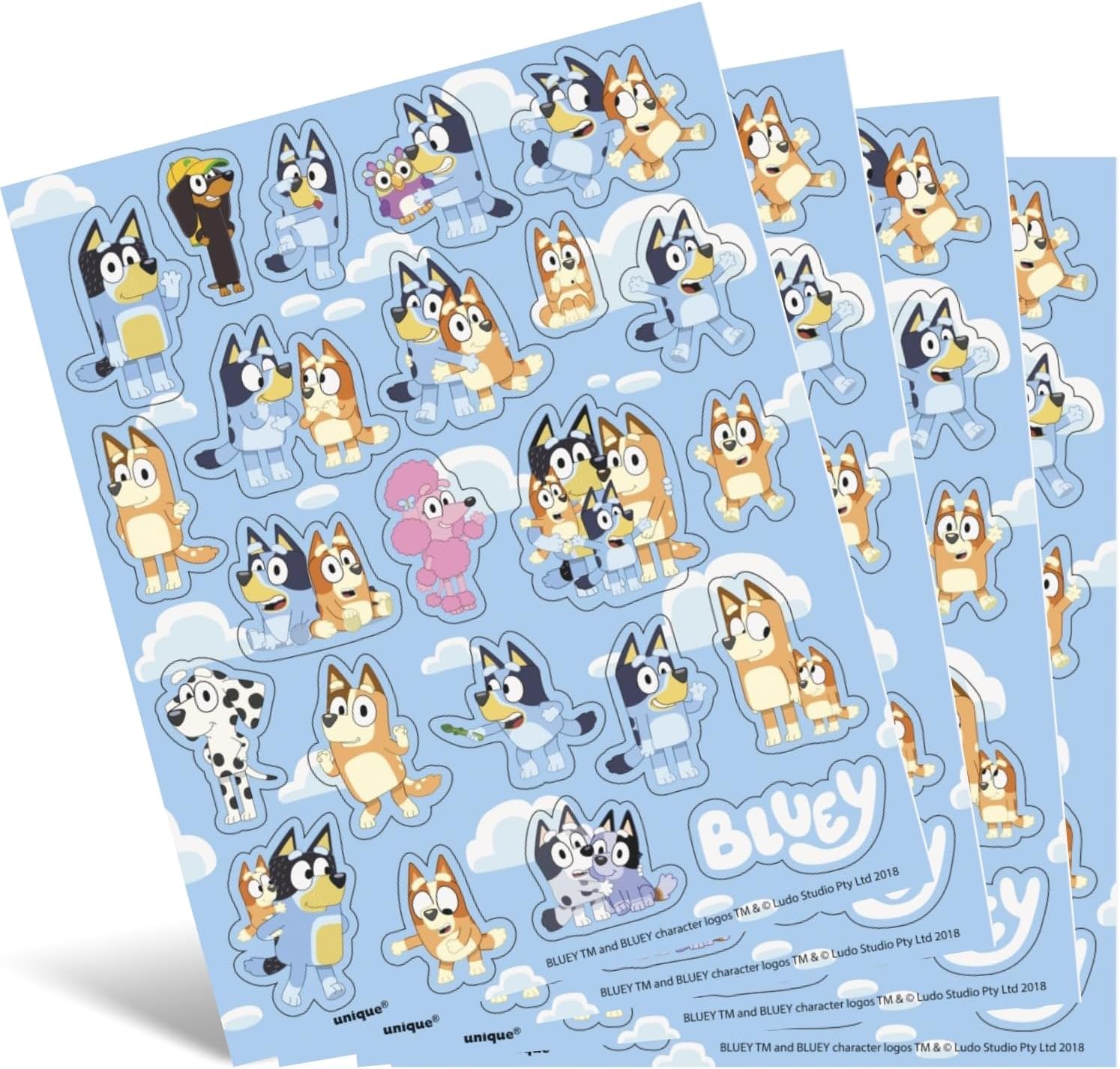 Bluey Stickers 92CT