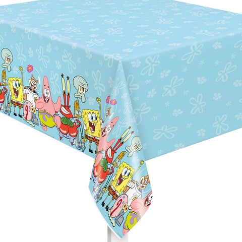 Spongebob Plastic Tablecover 54"X84"