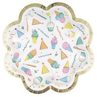 9" Rainbow Birthday Sweets Plates 8CT