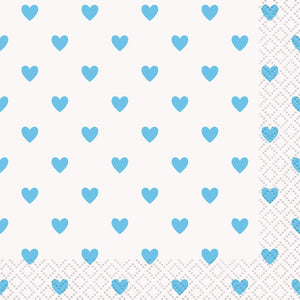 Ln Baby Shower Hearts Blue