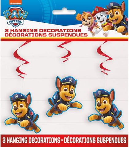 Hanging Swirls Paw Patrol Boy 3CT