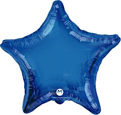 18" Blue Mylar Star Balloon